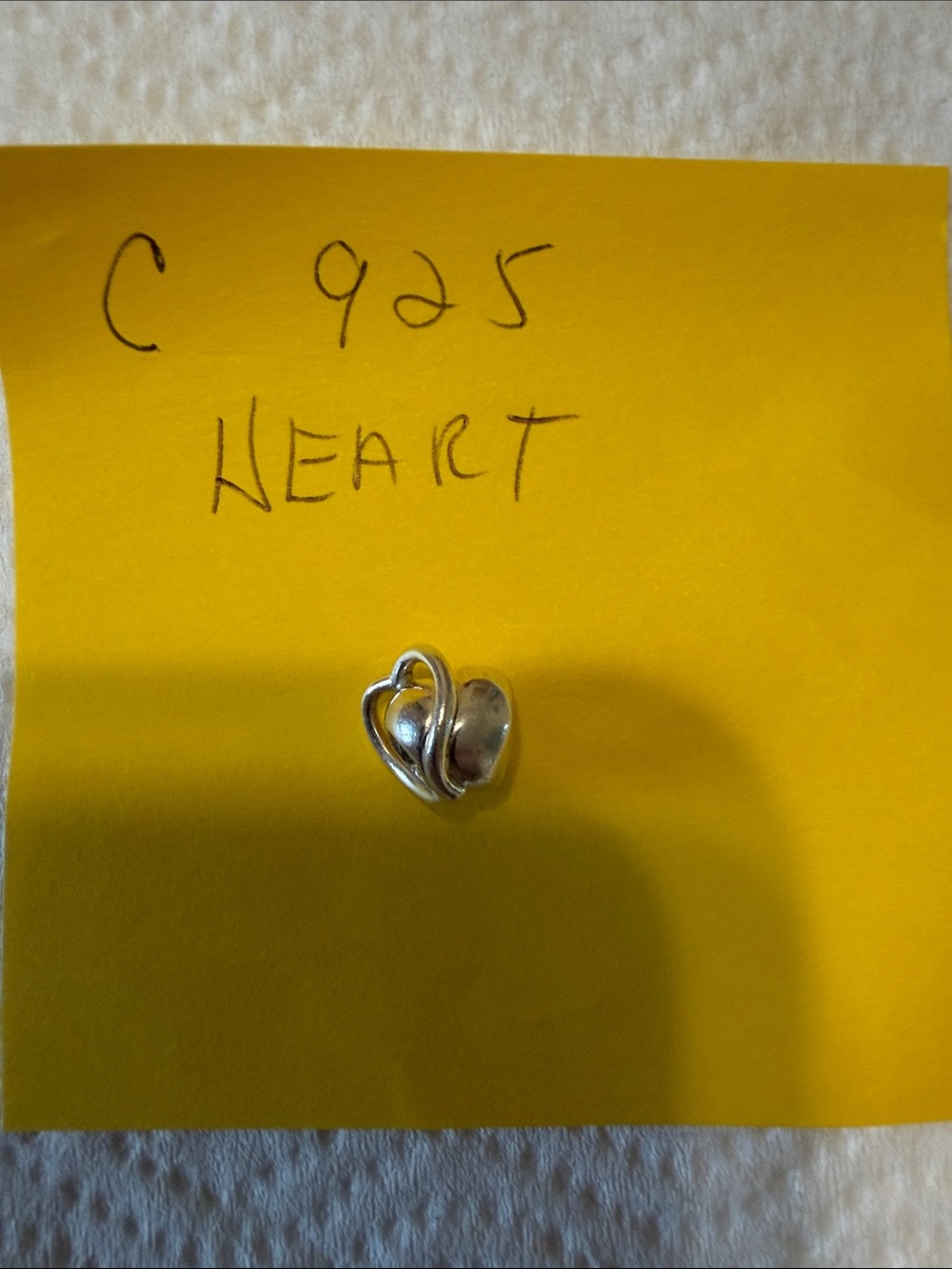 Camilla Polished Silver Double Heart Ring